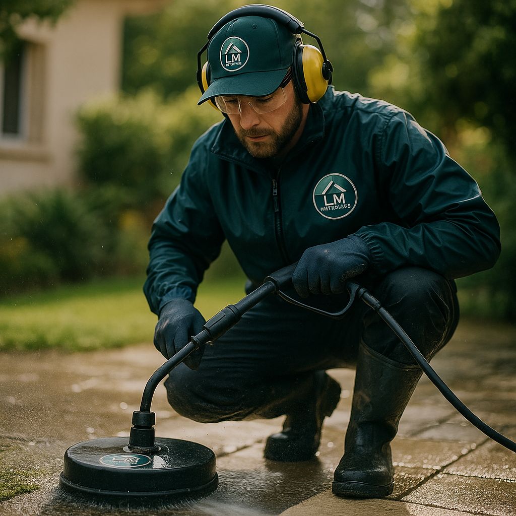 Nettoyage de dalles et sols extérieurs à Lyon – décapage, démoussage et traitement hydrofuge